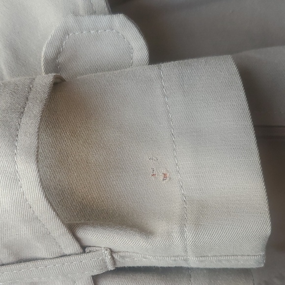 MaxMara Classics Khaki Mini Spy Trench coat, Melania Style Trench Wrap coat S/M - Picture 14 of 14